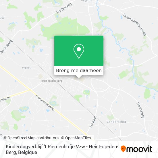 Kinderdagverblijf 't Riemenhofje Vzw - Heist-op-den-Berg kaart