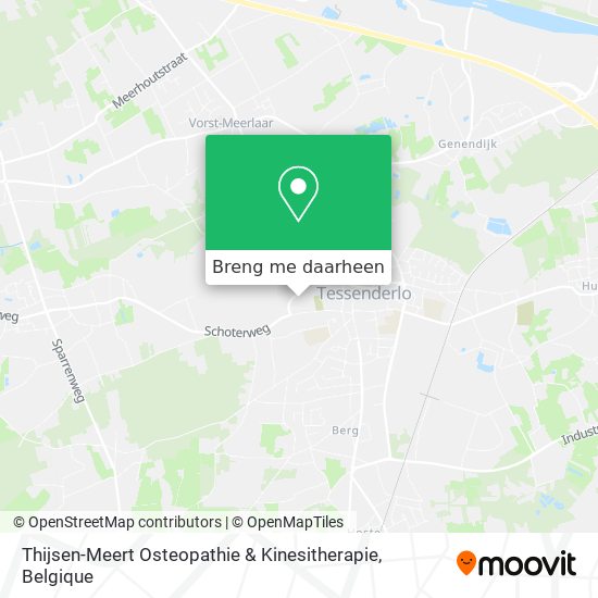 Thijsen-Meert Osteopathie & Kinesitherapie kaart