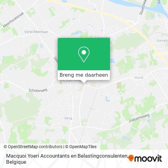 Macquoi Yoeri Accountants en Belastingconsulenten kaart