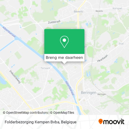 Folderbezorging Kempen Bvba kaart