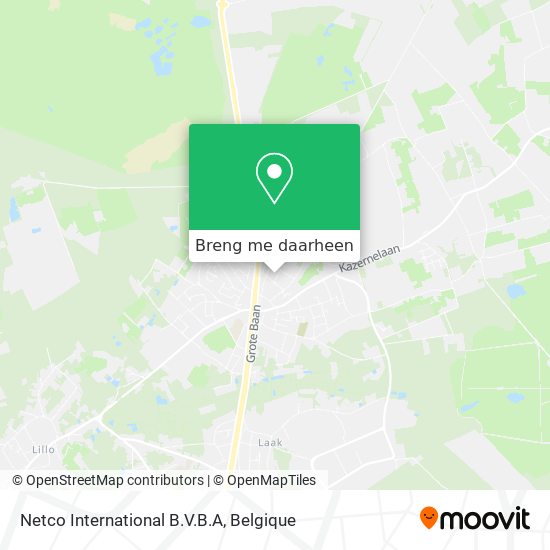 Netco International B.V.B.A kaart