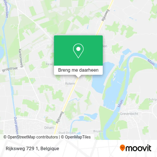 Rijksweg 729 1 kaart