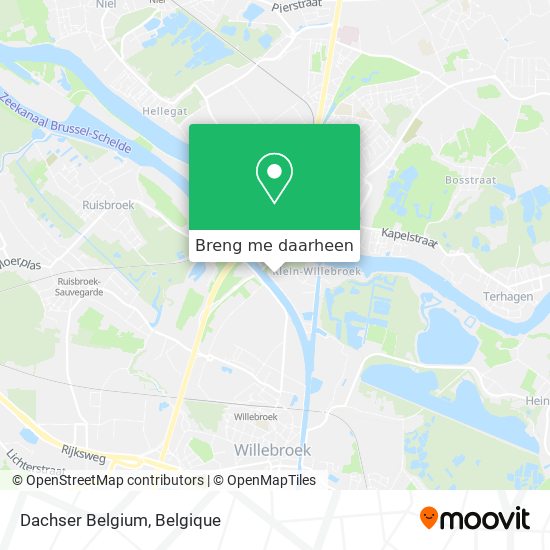 Dachser Belgium kaart