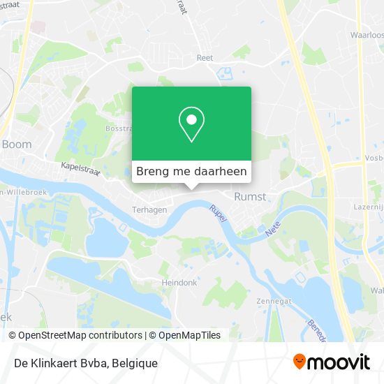 De Klinkaert Bvba kaart