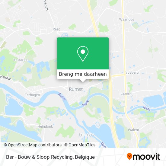 Bsr - Bouw & Sloop Recycling kaart