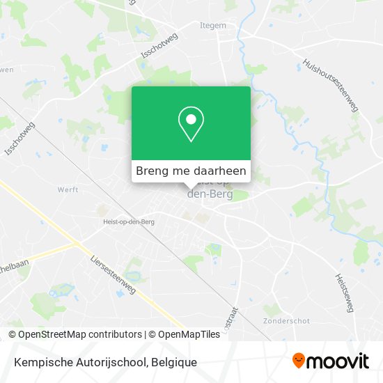 Kempische Autorijschool kaart