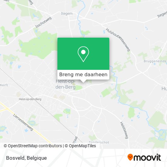 Bosveld kaart