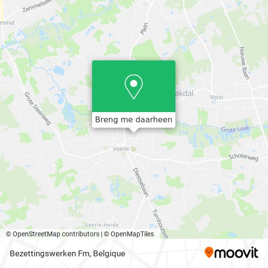 Bezettingswerken Fm kaart