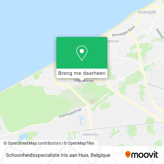 Schoonheidsspecialiste Iris aan Huis kaart