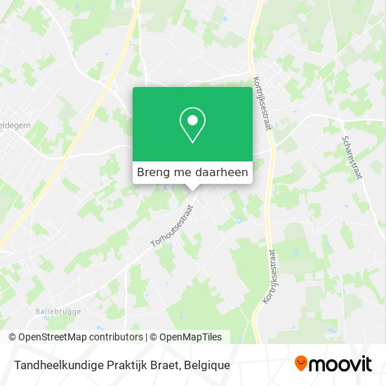 Tandheelkundige Praktijk Braet kaart