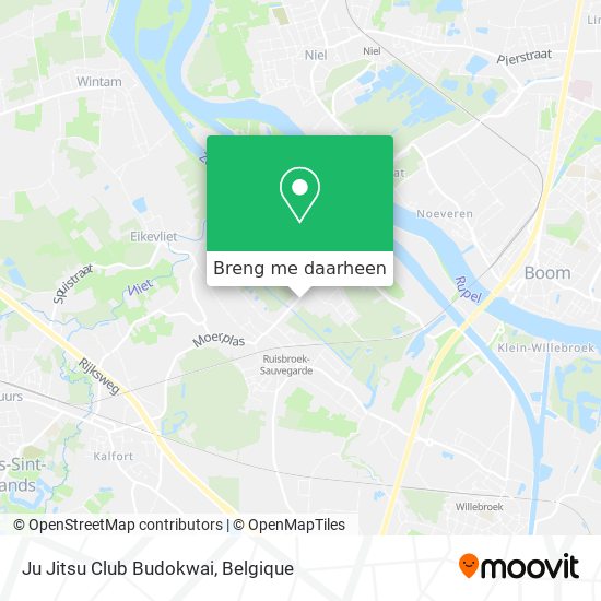 Ju Jitsu Club Budokwai kaart