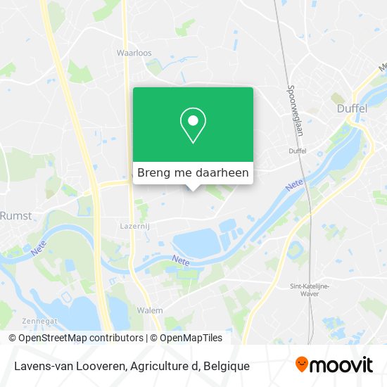 Lavens-van Looveren, Agriculture d kaart