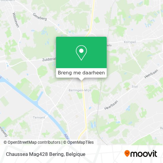 Chaussea Mag428 Bering kaart