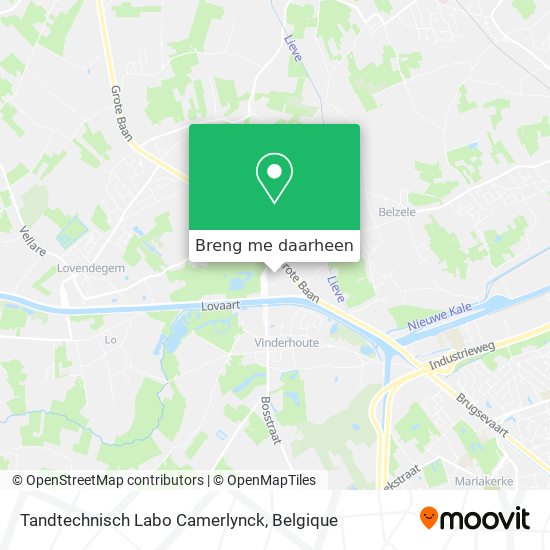 Tandtechnisch Labo Camerlynck kaart