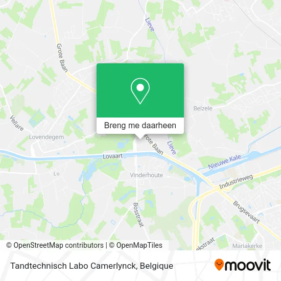 Tandtechnisch Labo Camerlynck kaart