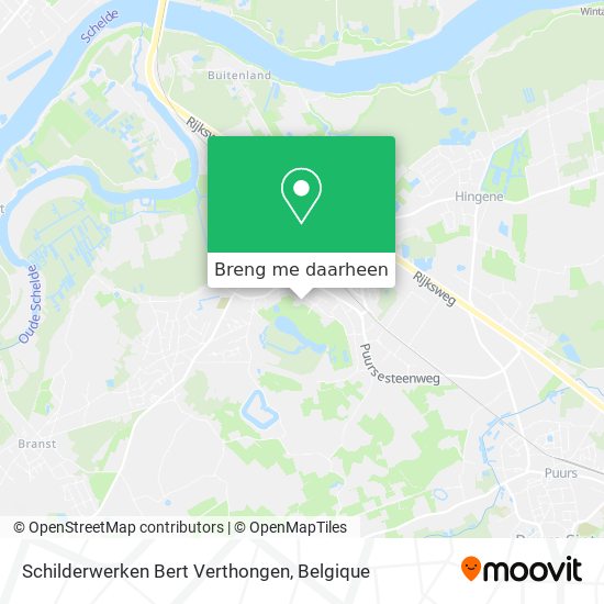 Schilderwerken Bert Verthongen kaart