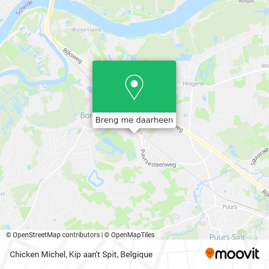 Chicken Michel, Kip aan't Spit kaart