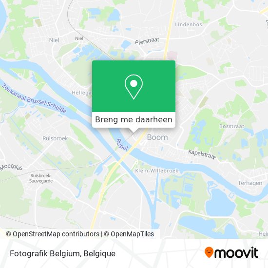 Fotografik Belgium kaart