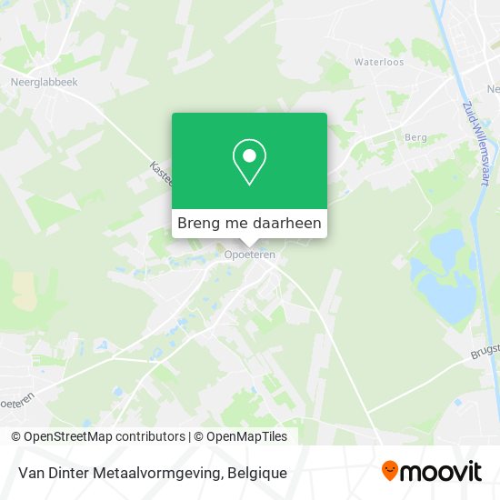 Van Dinter Metaalvormgeving kaart