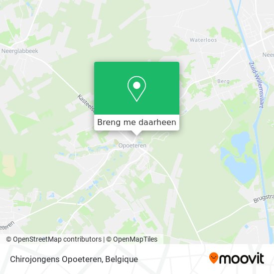 Chirojongens Opoeteren kaart