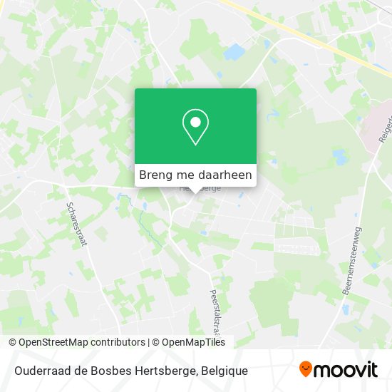 Ouderraad de Bosbes Hertsberge kaart