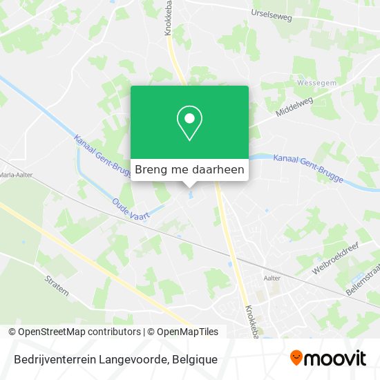 Bedrijventerrein Langevoorde kaart