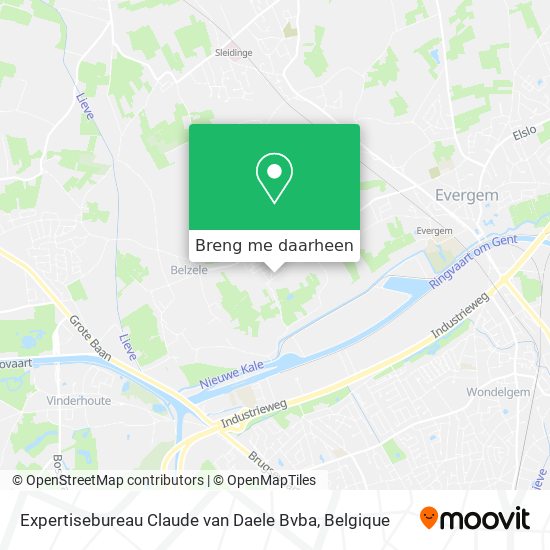 Expertisebureau Claude van Daele Bvba kaart