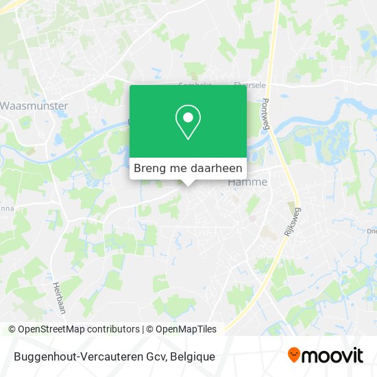 Buggenhout-Vercauteren Gcv kaart