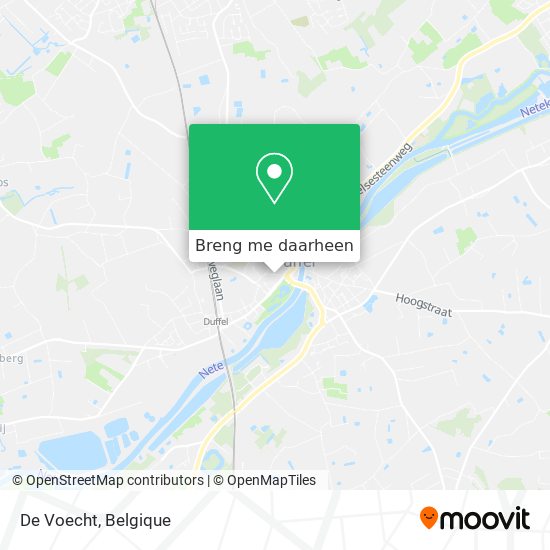 De Voecht kaart