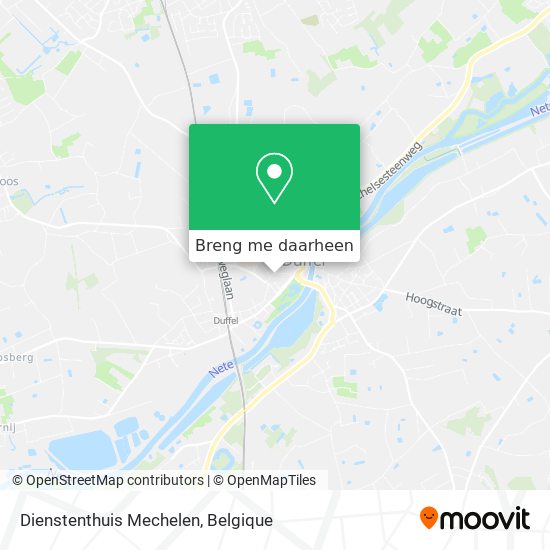 Dienstenthuis Mechelen kaart