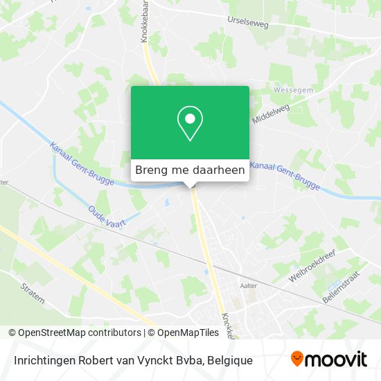 Inrichtingen Robert van Vynckt Bvba kaart