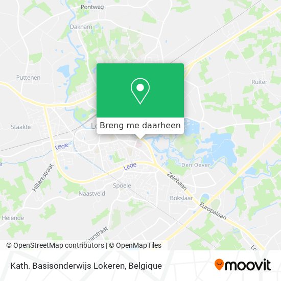 Kath. Basisonderwijs Lokeren kaart