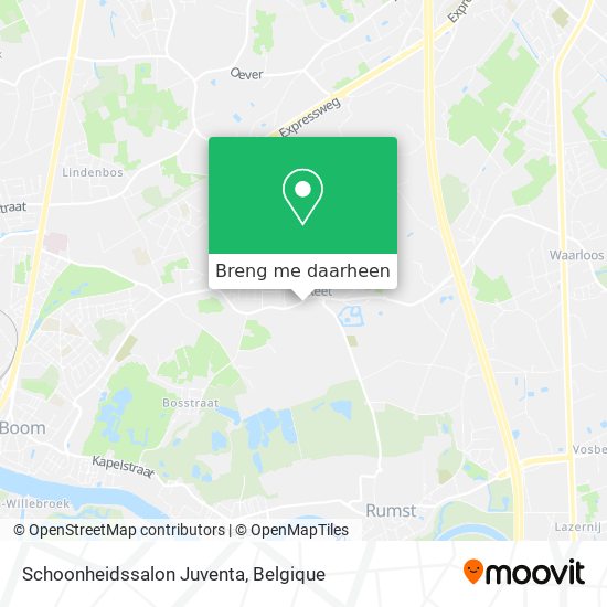 Schoonheidssalon Juventa kaart