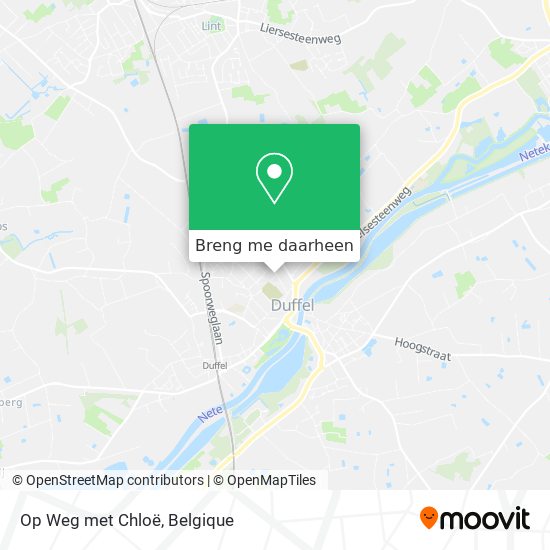 Op Weg met Chloë kaart