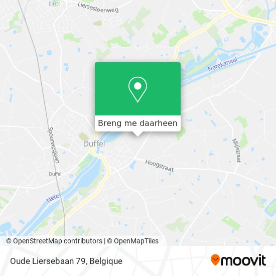 Oude Liersebaan 79 kaart