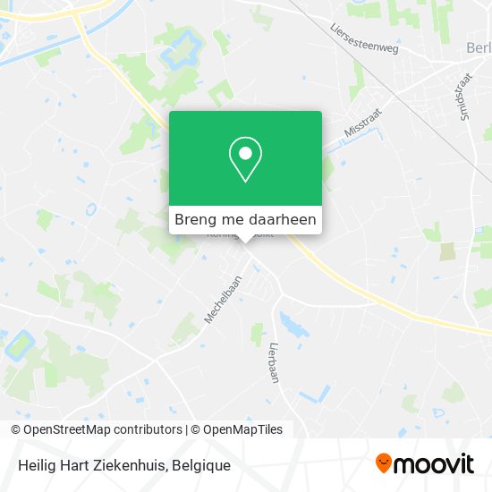 Heilig Hart Ziekenhuis kaart