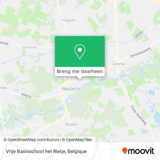 Vrije Basisschool het Rietje kaart