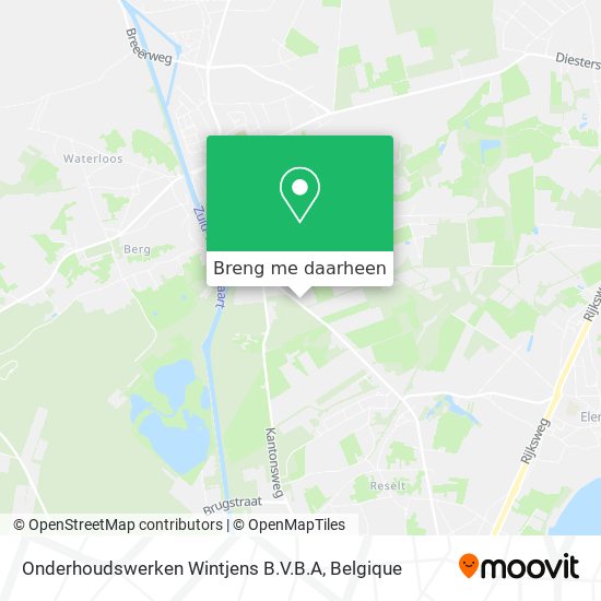 Onderhoudswerken Wintjens B.V.B.A kaart