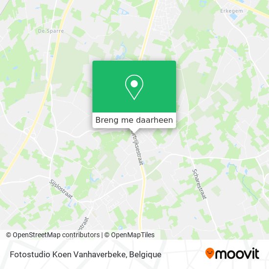 Fotostudio Koen Vanhaverbeke kaart