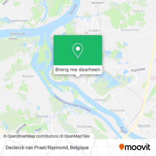 Declerck-van Praet/Raymond kaart