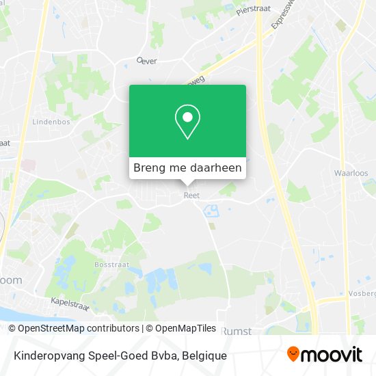 Kinderopvang Speel-Goed Bvba kaart