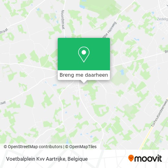 Voetbalplein Kvv Aartrijke kaart