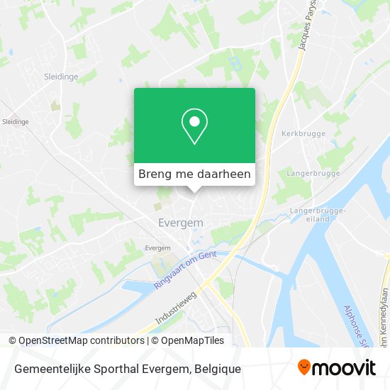 Gemeentelijke Sporthal Evergem kaart