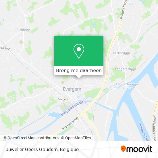 Juwelier Geers Goudsm kaart