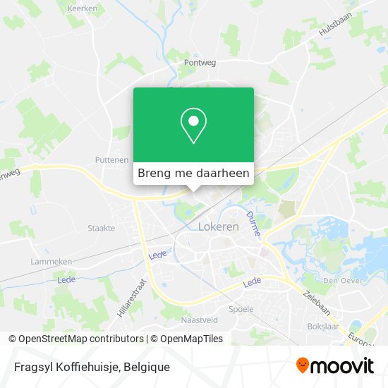 Fragsyl Koffiehuisje kaart