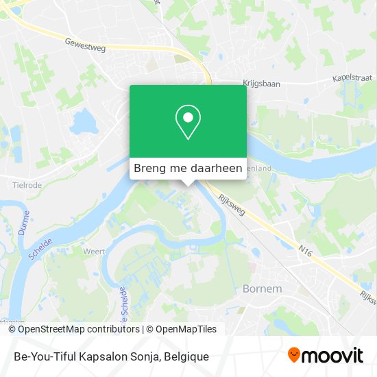 Be-You-Tiful Kapsalon Sonja kaart