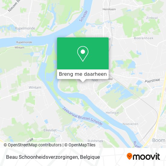 Beau Schoonheidsverzorgingen kaart