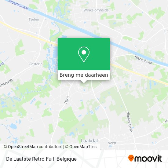 De Laatste Retro Fuif kaart