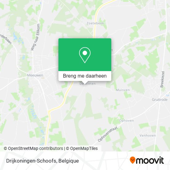 Drijkoningen-Schoofs kaart