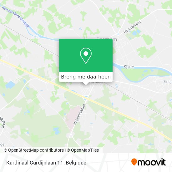 Kardinaal Cardijnlaan 11 kaart